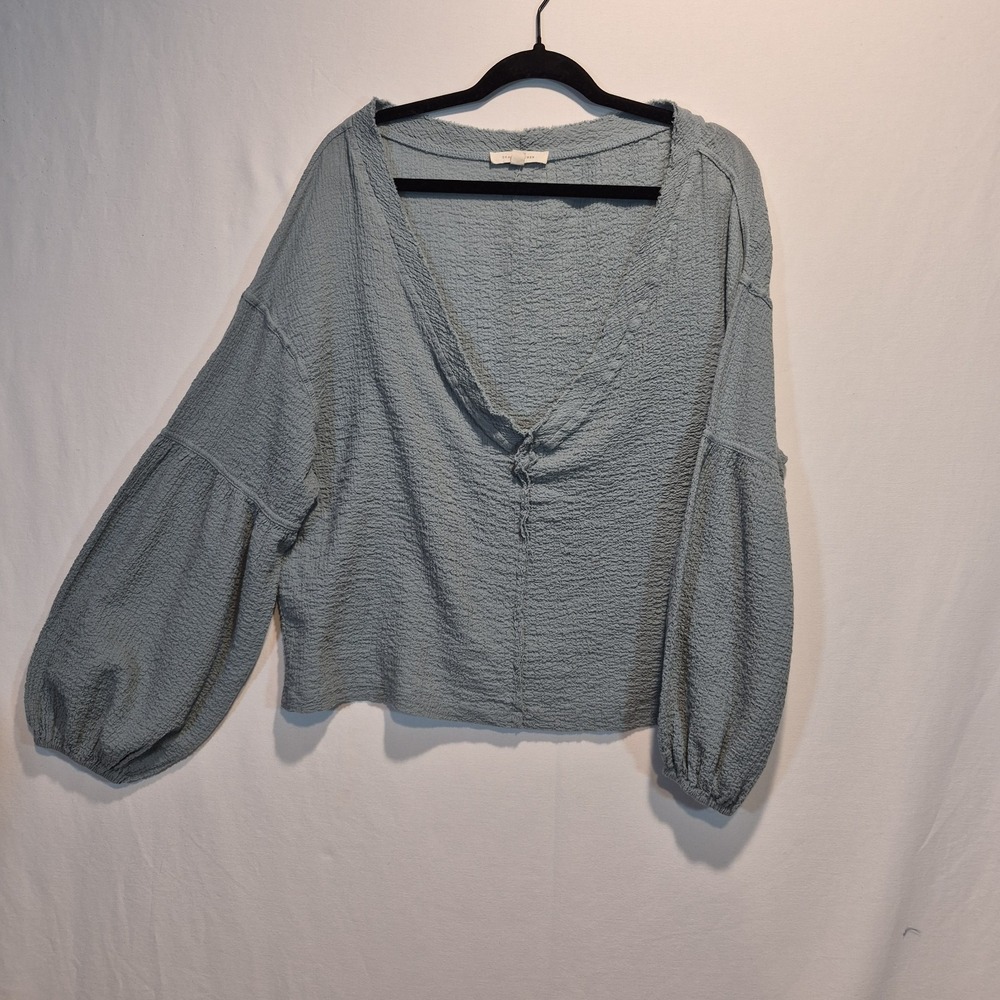 Grade & Gather Women's Sm Top Boxy Boho Chic Cottagecore Whimsigoth Coastal